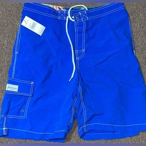 Polo Ralph Lauren Vintage Blue Swim Trunk Shorts Medium